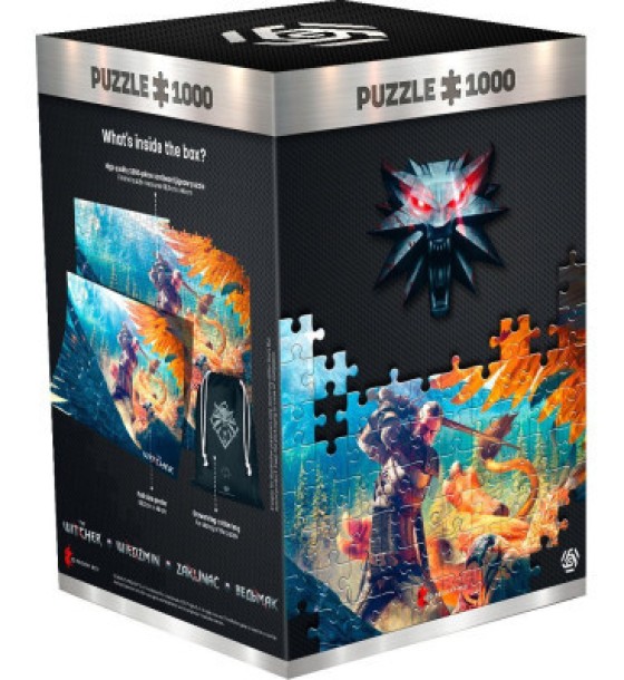 Пазл GoodLoot Witcher: Griffin Fight 1000 елементів (5908305231233)