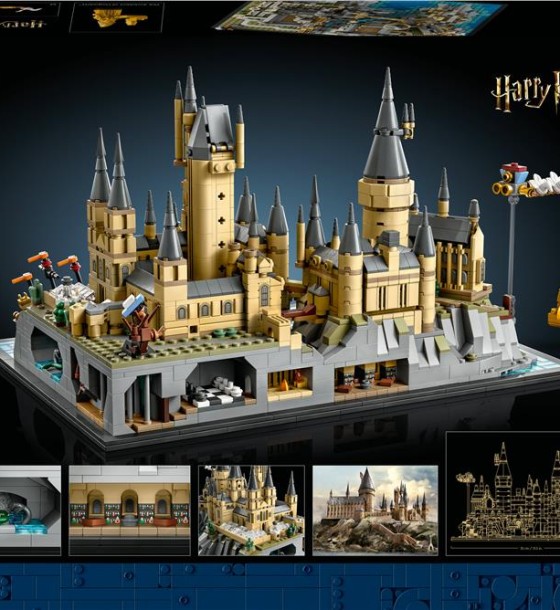 Конструктор LEGO Harry Potter Замок і територія Гоґвортсу 2660 деталей (76419)