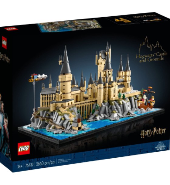 Конструктор LEGO Harry Potter Замок і територія Гоґвортсу 2660 деталей (76419)