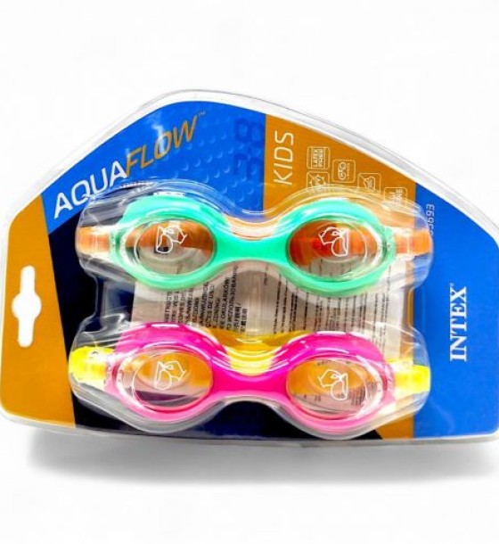 Окуляри для плавання AquaFlow, 2 штуки, (3-8 років)