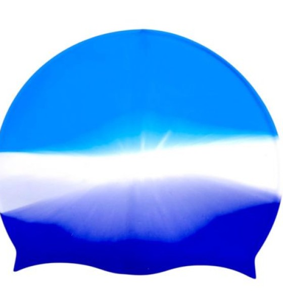 Шапочка для плавання силіконова, у пакеті (СИНЬО-БЛАКИТНА)