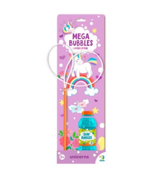 Мильні бульбашки Mega Bubbles Единорожки 450 мл