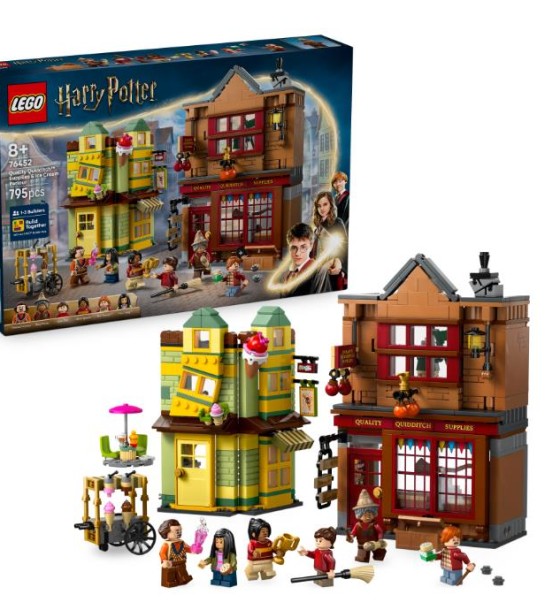 Конструктор LEGO Harry Potter Якісні товари для квідичу та кафе з морозивом (76452)