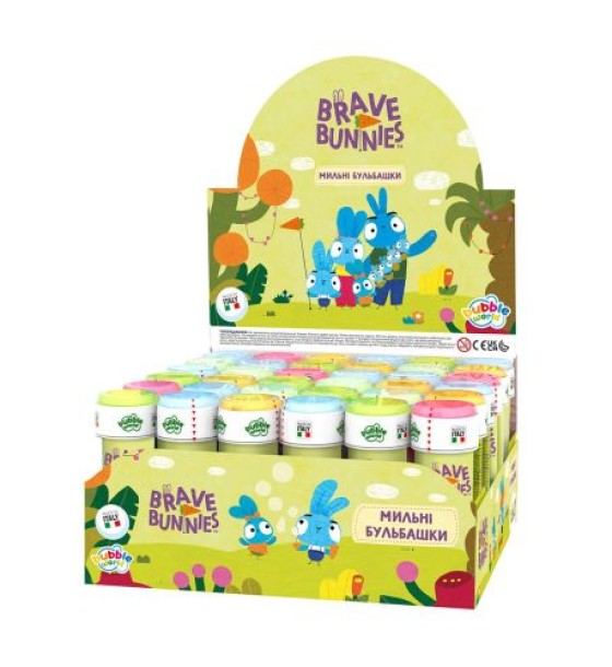 Мильні бульбашки – Brave Bunnies (60 ml)