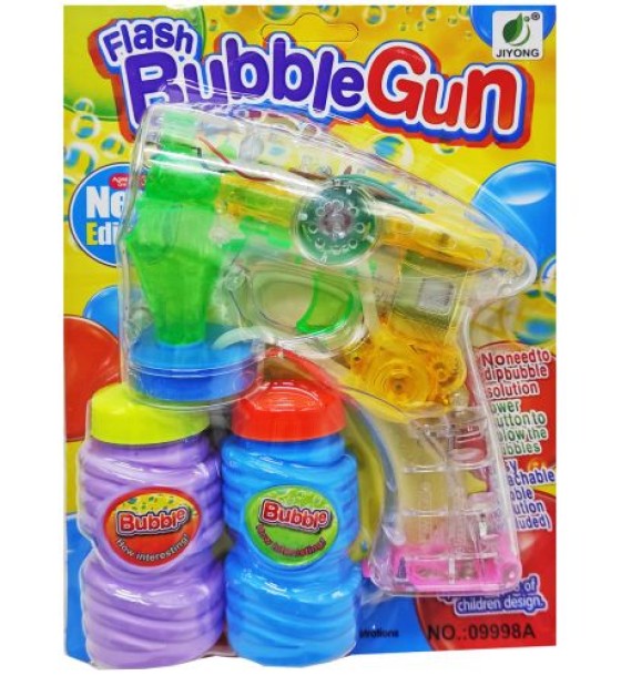 Пістолет з мильними бульбашками "Bubble Gun"
