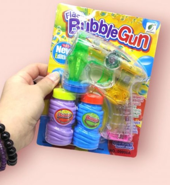 Пістолет з мильними бульбашками "Bubble Gun"