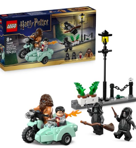 Конструктор LEGO Harry Potter Геґрід і Гаррі: Втеча з Тисової вулиці (76459)