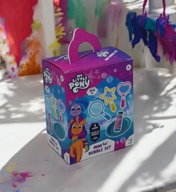 Набір мильних бульбашок "My Little Pony", 150 мл, миска, 3 рамки