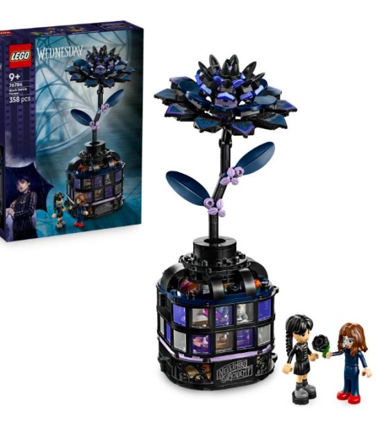 Конструктор LEGO Wednesday Квітка чорної жоржини (76784)