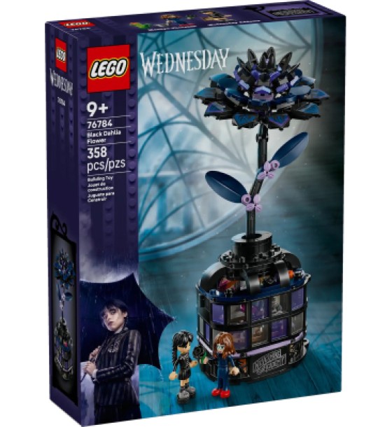 Конструктор LEGO Wednesday Квітка чорної жоржини (76784)