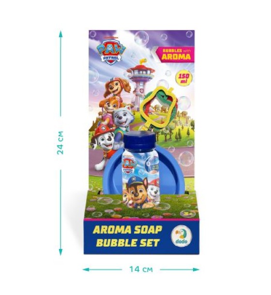 Набір ароматичних мильних бульбашок «Paw Patrol». Друзі. Об’єм 150 мл