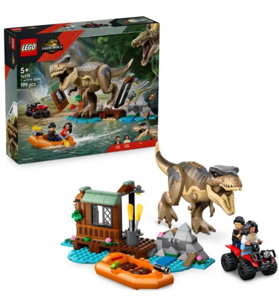 Конструктор LEGO Jurassic World Втеча річкою від тиранозавра (76975)