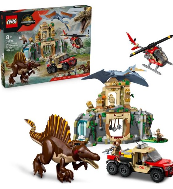 Конструктор LEGO Jurassic World Повітряна місія зі спинозавром (76976)