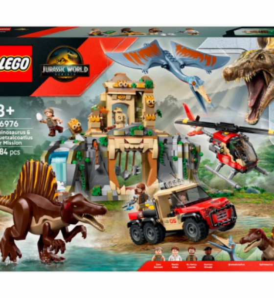 Конструктор LEGO Jurassic World Повітряна місія зі спинозавром (76976)