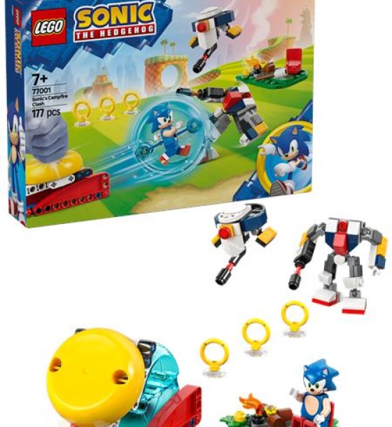 Конструктор LEGO Sonic Зіткнення Соніка біля багаття (77001)