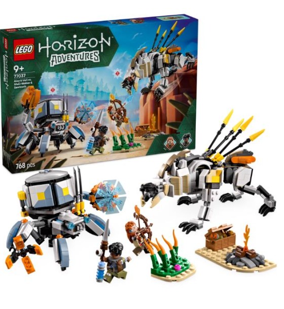 Конструктор LEGO Horizon Aloy і Varl проти Shell-Walker і Sawtooth (77037)