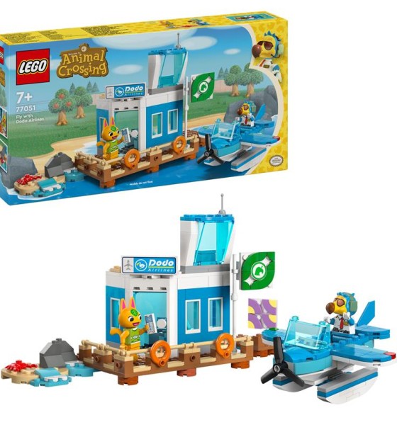 Конструктор LEGO Animal Crossing Літайте з Dodo Airlines (77051)