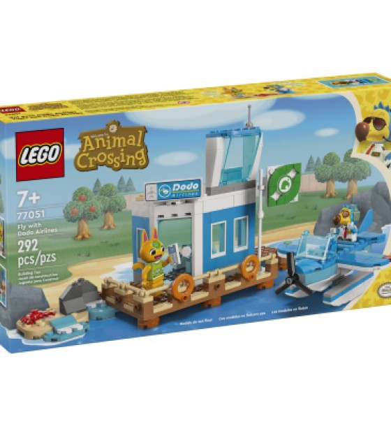 Конструктор LEGO Animal Crossing Літайте з Dodo Airlines (77051)