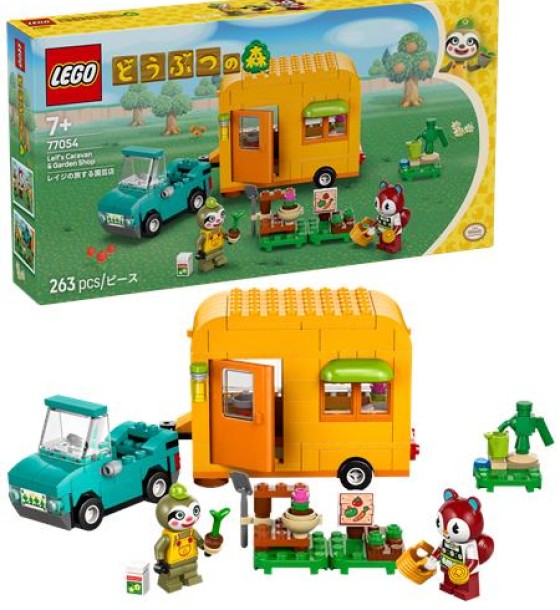 Конструктор LEGO Animal Crossing Садова крамниця і караван, що належать Leif (77054)