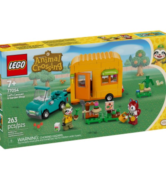 Конструктор LEGO Animal Crossing Садова крамниця і караван, що належать Leif (77054)