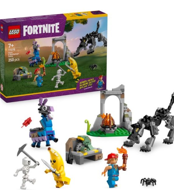Конструктор LEGO Fortnite Табір Peely та Sparkplug (77075)