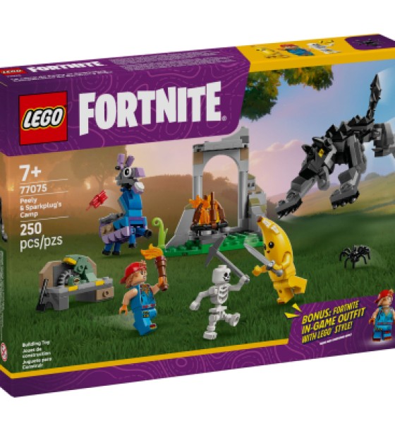 Конструктор LEGO Fortnite Табір Peely та Sparkplug (77075)