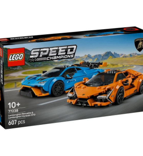 Конструктор LEGO Speed Champions Lamborghini Revuelto та Huracan STO (77238)