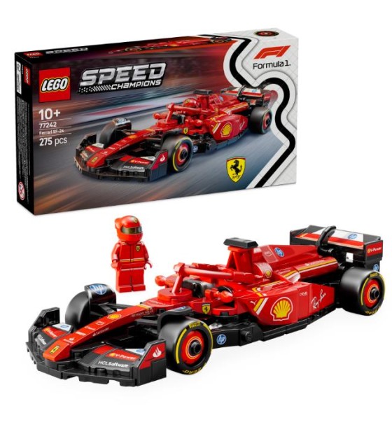 Конструктор LEGO Speed Champions Автомобіль для перегонів F1® Ferrari SF-24 (77242)