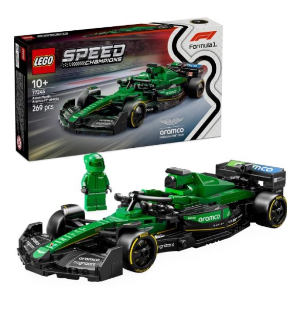Конструктор LEGO Speed Champions Автомобіль для перегонів Aston Martin Aramco F1® AMR24 (77245)