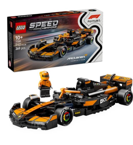Конструктор LEGO Speed Champions Автомобіль для перегонів McLaren F1 Team MCL38 (77251)