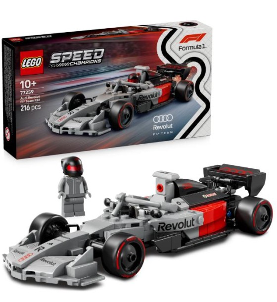Конструктор LEGO Speed Champions Гоночний автомобіль Audi Revolut F1 Team R26 (77259)