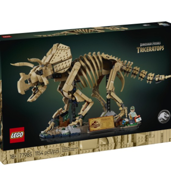 Конструктор LEGO Jurassic Park Скам'янілості динозаврів: Трицератопс (77985)