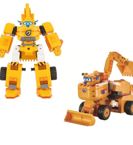Конструктор Super Wings Blocks 2-in-1 Buildable Transforming Vehicle Donnie, Донні (EU385007)