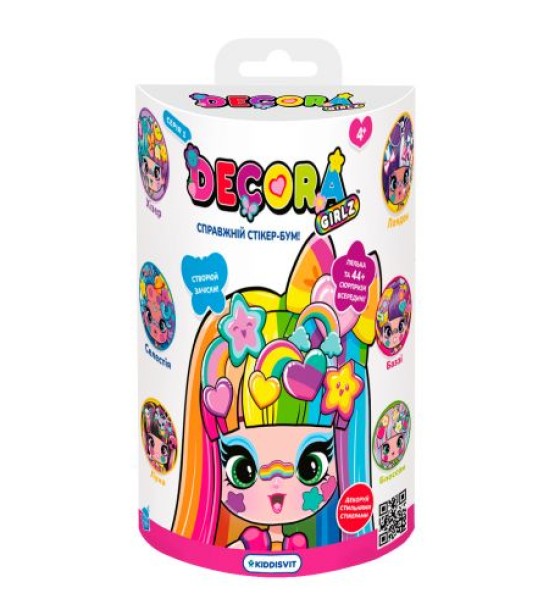 Ігровий набір з лялькою DECORA - РІЗНОКОЛЬОРОВИЙ СЮРПРИЗ (в асортименті)