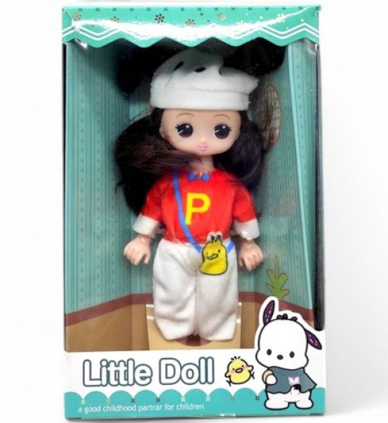 Лялька у костюмі (15 см) "Аніме Sanrio", коричнева