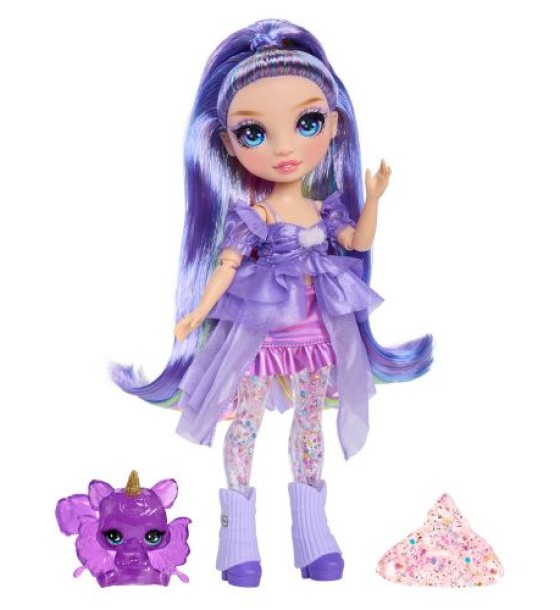 Ігровий набір з лялькою Rainbow High серії Rainbow Shimmers - Віолетта