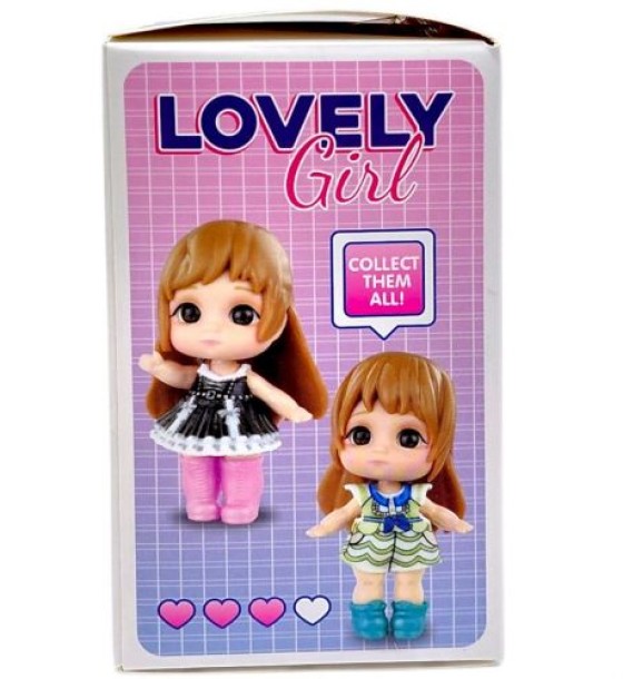 Лялька-сюрприз Lovely Girl, 7 см, імітація скляних очей, аксесуари (мікс видів)