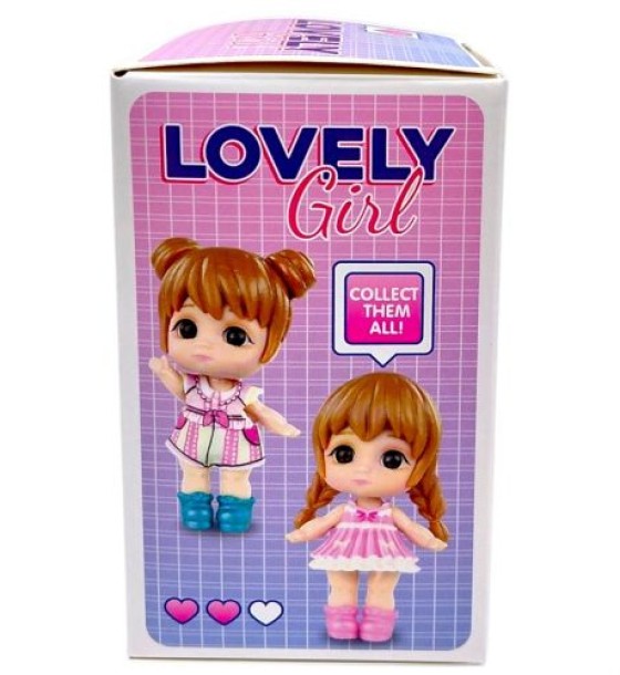 Лялька-сюрприз Lovely Girl, 7 см, імітація скляних очей, аксесуари (мікс видів)