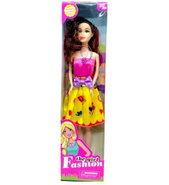Лялька серії "Fashion Girl" (ЖОВТО-РОЖЕВА)
