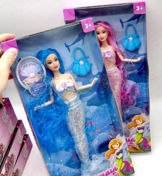 Лялька русалка "Mermaid" 30см (БЛАКИТНА)