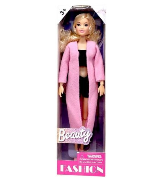 Лялька в пальто ""Fashion Beauty" 29см (РОЖЕВА)