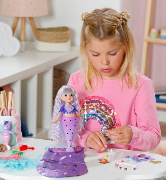 Лялька Baby Born серії Glam Up – Русалонька Аура (28 см)