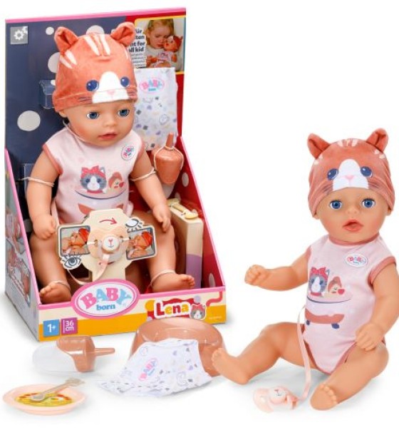Лялька Baby Born – Лена у костюмі котика (36 см)