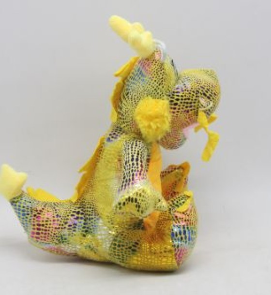 Мʼяка іграшка "Дракон", жовтий (30 см)