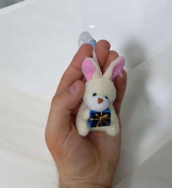 Іграшка на присосці "Кролик" (мікс)
