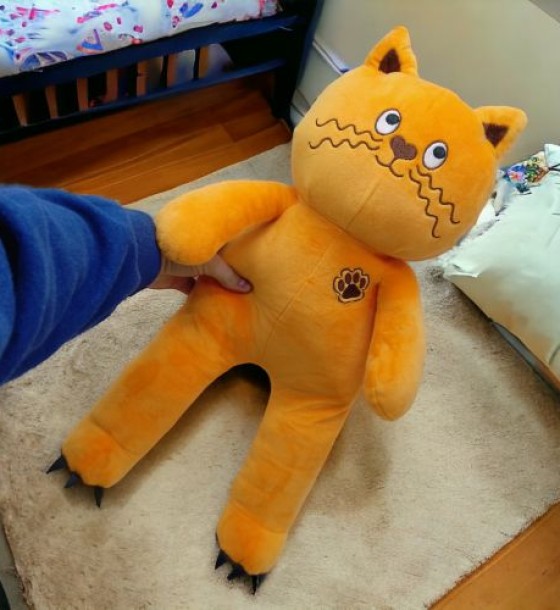 Мʼяка іграшка "Котик Лапчик", 55 см
