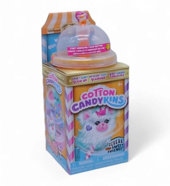 Мʼяка іграшка-сюрприз "Cotton Candykins: Пухнастий улюбленець", помаранчевий