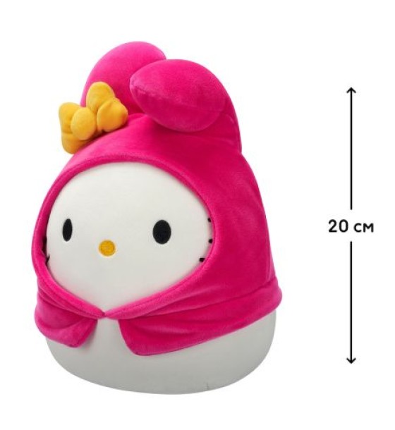 Мʼяка іграшка "Squishmallows: Хелоу Кітті в образі Май Мелоді" (20 см)