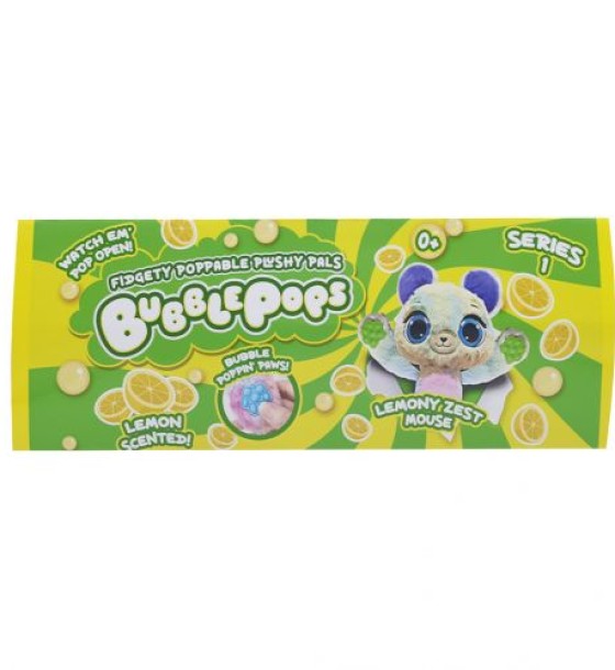 М’яка іграшка з ароматом "Bubble Pops. Лимонне мишеня" (34 см)