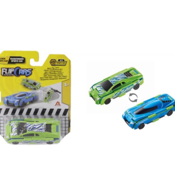 Машинка для дітей Flip Cars 2 в 1 Спорткар уламок і Спорткар трансформер (EU463875B-05)